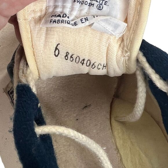 Nike X Vintage 80s Lace Up Bowling Shoes Split Toe White Blue Womens 6 - Picture 9 of 11